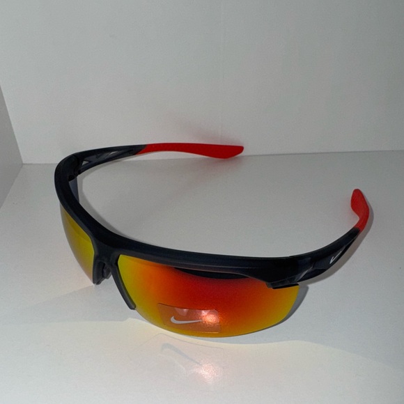 Nike Windtrack M Sunglasses Matte Dark Grey with Red Mirror FV2398-021 - Picture 2 of 6